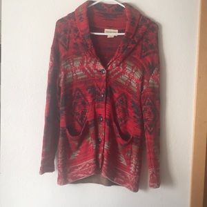 Denim and Supply Ralph Lauren Aztec Print Cardigan